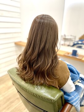 グリーンルームセカンド 結城店(GREEN ROOM. 2nd) 【40代】つるりんちょ。ZERO髪質改善カラー×艶ベージュ