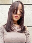 【tricca 代官山】レイヤーカット　暖色カラー