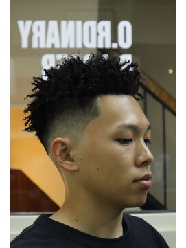 オーディナリーバーバープレース(Ordinary Barber Place) 高円寺/針金パーマ/ショートアフロ