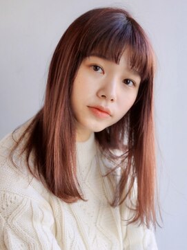 アンドレイ 表参道(andrey) デザインカラー/レイヤーカット/ウェットヘア/オリーブベージュ