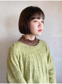 Belle BIANCA ミニボブ/就活カラー/丸みボブ/暗髪　by FUMI