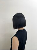 松山市/10代/20代/30代/40代/ぱっつんストレートボブ