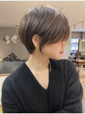 10代20代切りっぱなしボブショートヘアくびれボブ天神大名