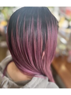 ヘアサロン ライフ(Hair Salon LIFE) ヴァイオレットピンク！！