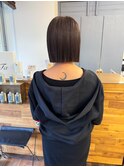 切りっぱなしボブ