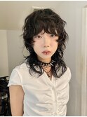 ウルフパーマ/マレットヘア/マレットパーマ/マレット