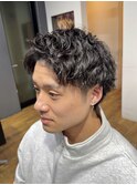ツイスパ × アップバング