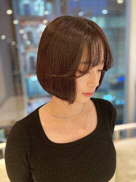 アロマ ヘアー ルーム 新宿店(AROMA hair room) 小顔カット×大人可愛い×シースルーバング