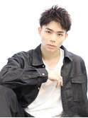【短髪アップバングショート】ツイスパ、シャドウパーマ