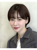 ｛岩田莉奈｝似合わせショート大人かわいい30代40代50代新宿