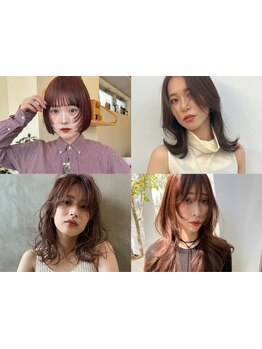 話題のウルフカット/レイヤーカットから韓国風ヘアまで、巻いても結んでも素敵な顔周りをデザインします*