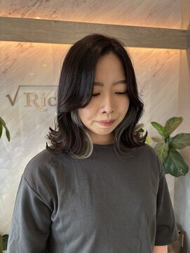 リシェイル(RICHAIR) インナーホワイトシルバー＊