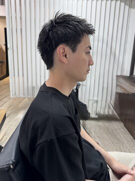 アイヴィー 池袋(IVY) 池袋アップバングスパイキーショート◎[池袋メンズ美容室］