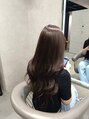 ニーナ ビューティーサロン(NINA Beauty Salon)&nbsp;赤み消しカラー暗髪ロングヘア