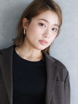 ルー(Luu)&nbsp;ミディアムボブ/髪質改善/髪質改善/水素カラー/神戸/髪質改善