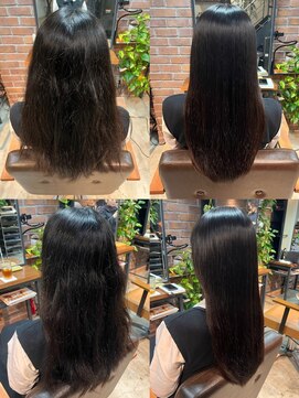 スット 渋谷(slut) くせ毛改善ストレート