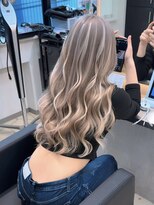 ラピス 福岡天神店(Lapis) ホワイトミルクティー×エクステハイライト