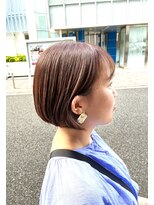 オーガニック アトリエ 大宮(organic+atelier)&nbsp;20代30代40代前下がりストレート小顔補正立体カット