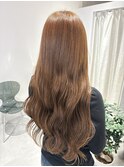 ミルクティーベージュブリーチなしダブルカラー