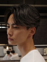 アンサー 渋谷(ANSWER)&nbsp;シースルーセンターパートフェザーパーマ髪質改善縮毛矯正韓国