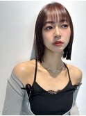 切りっぱなしボブぱっつんボブストレートボブイメチェン髪質改善