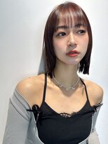 トリッカ シブヤ(TRICCA SHIBUYA)&nbsp;切りっぱなしボブぱっつんボブストレートボブイメチェン髪質改善