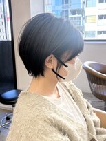ロンドアジュール 横浜(Lond azur)&nbsp;ココアベージュ/バーガンディ/ショート/髪質改善/縮毛矯正/横浜