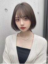 レア 渋谷(Le'a)&nbsp;【Ｌｅ’ａ】ボブ　グレージュカラー　髪質改善