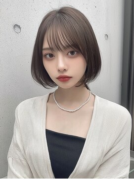 レア 渋谷(Le'a) 【Le’a】ボブ グレージュカラー 髪質改善