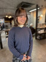 ザ シーワークス(THE Cworks)&nbsp;ミディアムレイヤー/インナーカラー/ワイドバング/くびれヘア