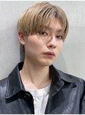 シースルーマッシュナチュラルマッシュメンズ韓国ツーブロック