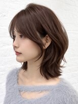 ロビー 表参道(ROBBY) くびれレイヤーカット/ミディアムヘア/シャギー/30代/40代/50代