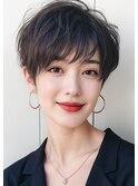 20代30代40代 黒髪セクシーマッシュ#30