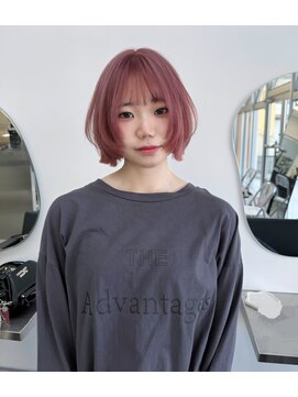 ソア バイ リコヘアーうるま(SOAR by lico hair Uruma) ピンクカラー/ハイトーン/夏カラー/うるま市/沖縄市/名護
