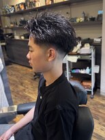 エクファフォーメン(EX-FA FOR MEN)&nbsp;波巻きツイストスパイラル/リバースセンターパート/瀬田