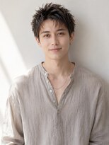 リリアーナ(LILIANA) 池袋 メンズカット アップバング 短髪センターパート 眉毛カット