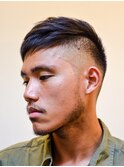 ドライに・ラフに仕上げるフェードスタイル