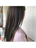 ハイライトが効いた外国人風カラー