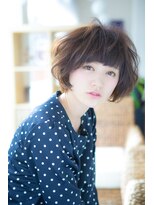 エリア(area) 【area本店 西大島】大人かわいい くせ毛風 マッシュ ボブ☆