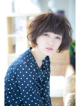 エリア(area) 【area本店 西大島】大人かわいい くせ毛風 マッシュ ボブ☆