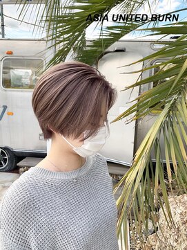 エイジア ユナイテッド バーン(ASIA UNITED BURN) ◆ASIA◆ gray pink