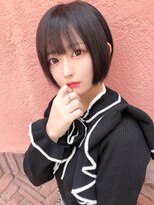 アマンドール(Aman D'or)&nbsp;『学生さんにもおススメ』暗髪レイヤーボブ