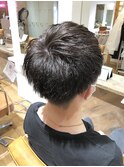 量感調節カット×ナチュラルブラウン