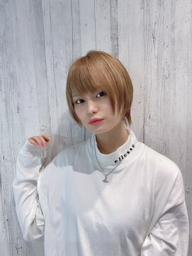 リアイス(Re:ICE) ミニウルフ/くすみブルー/流れるレイヤー/インナーハイライト