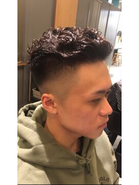 グッドマン バーバーショップ センリ(goodman barbar shop SENRI) フェード×パーマ