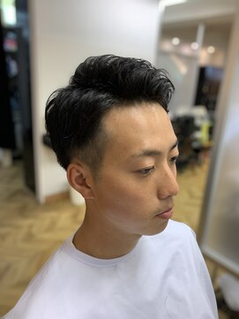 ネクサスアンドコー 浦安店(NEXUS&Co.) アップバングショート×アイロンパーマ[浦安]<理容室>[Men's]
