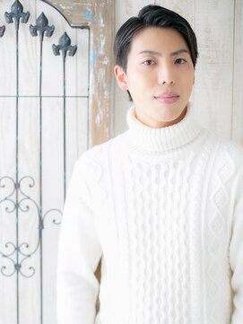 モッズヘア メン 上尾東口店(mod's hair men) ≪mod's men≫定番人気☆七三オールバックスリークショートQ