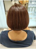 ナチュラルボブ 藤沢 30代40代50代 大人女性/カラーで髪質改善