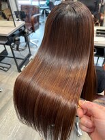 アディクト 東陽町西口(addict)&nbsp;圧倒的ツヤ髪になれる髪質改善＿ベージュ＿ロング［東陽町］