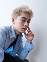 束間/ツーブロック/スパイキーショート/ブリーチ/短髪